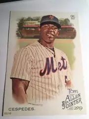 2019 Topps Allen & Ginter Jumbo 5x7 Yoenis Cespedes Mets 374 05/49