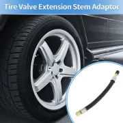 Tire Valve Extension Stem Adaptor 180mm Length Durable Copper Tone Black
