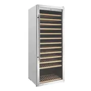 Polar G-Series Single Zone Wine Fridge Stainless Steel 137 bottles - GM888-A
