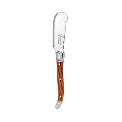 12pc Laguiole Silhouette Wooden Stainless Steel 15.5cm Cutlery Pate Knife Set