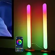 Smart LED Light Bars for Gaming & TV Backlight, RGBIC 16M Colors with Music Sync, App & RF Remote Control, USB-Powered Ambient LED Bars (2-Pack)