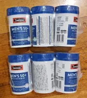 6X Swisse Mens Multivitamin 50+ **BULK** 6X 60 Tablets **BULK**