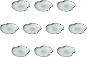 Set of 10 Wakakusa Hisago Signature Dishes, 5.1 x 4.9 x 1.0 inches (13 x 12.5 x 2.5 cm) | Setomonohonpo