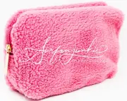 Sephora Collection Makeup Skincare Travel Bag Zipper Favorites Pink Sherpa Case