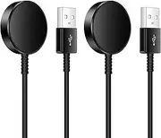 [2 Pack] Magnetic Chargers for Samsung Galaxy Watch 6, 5 & 4 (USB-A)