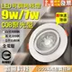 《睿豐科技》LED崁燈-9w/7w可調角度超亮崁燈-COB聚光型-天花崁燈7cm7w/ 9cm9w