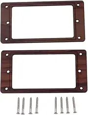 Rosewood Humbucker Pickup Mounting Ring Frame w/Screws for Guitar Parts