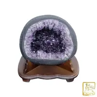 在飛比找momo購物網優惠-【吉祥水晶】巴西紫水晶洞 31.1kg(特選碩大結晶體大氣磅