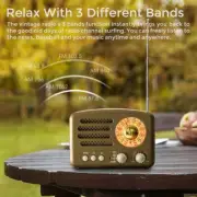 PRUNUS J-160 Retro AM FM Radio Bluetooth Speaker MP3 USB AUX Portable
