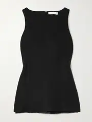 [Faithfull] Faithfull - Saribou Lace-trimmed Linen Top - Black - medium medium Black