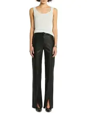 [Sass & Bide] Front Split Waxy Jean in Black
