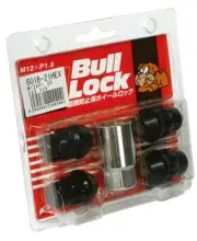 KYO-EI BullLock WHEEL LOCKS M12xP1.5 4pcs.(Locks & Key ONLY) BLACK from JAPAN