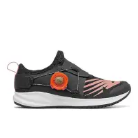 在飛比找Yahoo!奇摩拍賣優惠-New Balance W 中童黑粉輕量BOA旋鈕緩震慢跑鞋