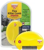 Zero In Flea Killer Comb (Poison-Free, Electric Flea and Tick Comb for Use on Ca