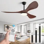 Strong Wind Ceiling Fan with Light and Remote,52 Inch Outdoor Ceiling Fan for...