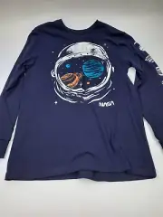 NWT Boys XXL 18 Jersey Tee Cotton Athletic Fit Classic Space NASA
