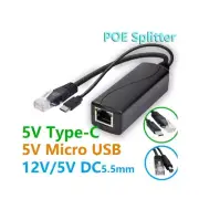 PoE Splitter 5V MicroUSB Power Ethernet 48V To 5V POE Splitter For Camera
