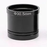 0.37X 0.5X 0.75X Focusable Microscope Electronic Eyepiece C Mount Adapter Lens to 23.2mm Interface for Camera(23.2mm to 30.5mm)