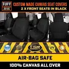 Tuff HD TRADE FRONT Canvas Seat Covers For Ford Ranger PX PX2 PX3 XLT 11-22 BL