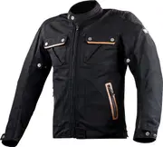 LS2 Bullet, textile jacket waterproof , color: Black , size: M