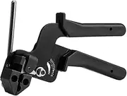 AIMALL Toledo Metal Cable Tie Cutter, Stainless Steel Cable Tie Cutting Tool with TPR Handle and Spring Mechanism
