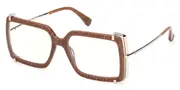 Max Mara MM5155-B Blue-Light Block 056 Men's Glasses Brown Size 55 - Private Health Rebate - Blue Light Block Available