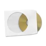 Quality Park Cd Sleeve - Cd/dvd - 5" X 4.87" - 24 Lb - Wove - 100/box - White