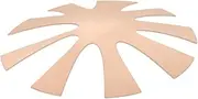 CALLARON Shaped Manicure Template Durable Metal French Tip Guide for Effortless Nail for Home Professional Use Versatile French Manicure Accessory