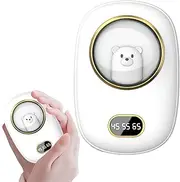 Rechargeable Hand Warmer - Adjustable Temperature Hand Warmer,Hand Heaters Rechargeable for Travel, 10000mAh Pocket Hand Warmer, Adjustable Temperature