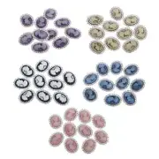 Oval Rhinestone Crystal Buttons Craft DIY Sewing craft