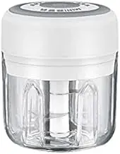 AIMALL 250ML USB Rechargeable Mini Garlic Grinder, Cordless Electric Garlic Chopper, 8.45oz Small Food Processor with 304 Stainless Steel Blades, BPA-Free
