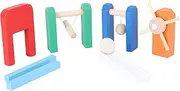 KICHOUSE 1 Set Wooden Domino Blocks Educational for Enhance Hand Eye Coordination and Cognitive Skills Safe for Parent Interaction and Learning Fun