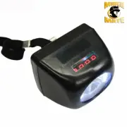 4500LM 1W Miner Lamp Digital Light LED Display Helmet Cap Lamp Cordless