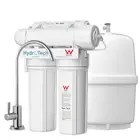 7 Stage Alkaline Reverse Osmosis Water Filter System RO Membrane SUS304 Tap