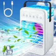 Portable Air Conditioners Fan, Touch Screen Evaporative Air Cooler Humidifier, U
