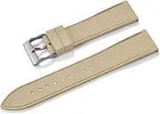 [JWNSPA] 20MM 22MM Fluoroelastomer/FKM Rubber Watch Bands for Men Women - Quick Release Replacement Waterproof Sport Straps