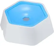 Misaakoeq Pet Water Bowl - Spill-Proof Slow Water Feeder | No-Splash Dispenser Stable Bowl for Messy Drinkers Cats Animals Indoor Outdoor Pet Hydration Solution