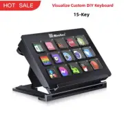 MBox293 15-Key Visualize Custom DIY Keyboard Live Streaming Console w/Bracket