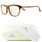 NEW SWAROVSKI SW5235 D 053 Tortoiseshell Rectangle Full Rim Womens Optical Frame