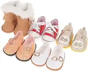 Kisangel 5 Pairs Doll Shoes Dolls Accessory Doll Sneakers Doll Shoes Dolls Shoes Accessories Nice Shoes Canvas Shoe Shoes Dolls Dollhouse Accessories Dolls Decorative Shoes Cloth