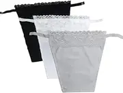 [CZSHEYDOKI] Multi-Pack Lace Camisole Clip-on Cleavage Cover Mock Snappy Bra Insert Overlay Modesty Panel Vest
