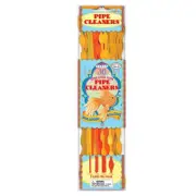 eeBoo Orange and Gold Pipe Cleaners Craft Kit - Gold Fish Colors