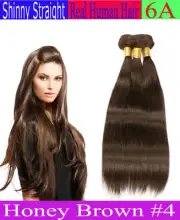 Honey Brown Silky Straight Sew In Hair Weave Extension 100 Human One Ali Bundle