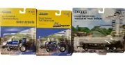 NEW HOLLAND BLUE POWER & GENESIS 1:64 Scale Puller Tractors Set ERTL PLUS SLED!