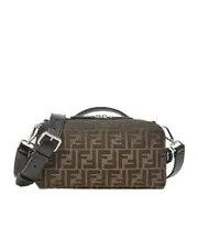 Fendi FF Jacquard Eclissi Fendi Siesta Small Clutch Bag One size brown