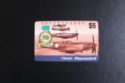 Telecom Phonecard $5 Commemorating 50 Years WWII - Valour * UNUSED* MINT