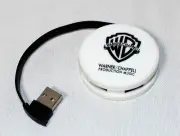 Warner Bros. White USB 2.0 Hi-Speed 4-Port Splitter Hub For PC Notebook NEW