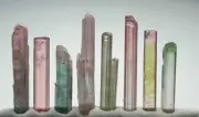 Bi Colour Tourmaline Crystals From Afghanistan