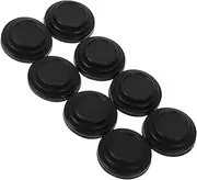 8 Pcs Shock Absorbing Cushion Gasket Car Door Anti Collision Protector Car Body Anti-collision Pad Anti-collision Strip Car Door Cushion Pads Car Door Bumpers Pad Silica Gel Black