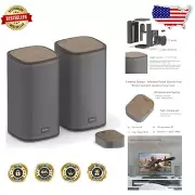 Compact Bluetooth Speakers with Steel Mesh & Touch Control - Perfect for Gaming